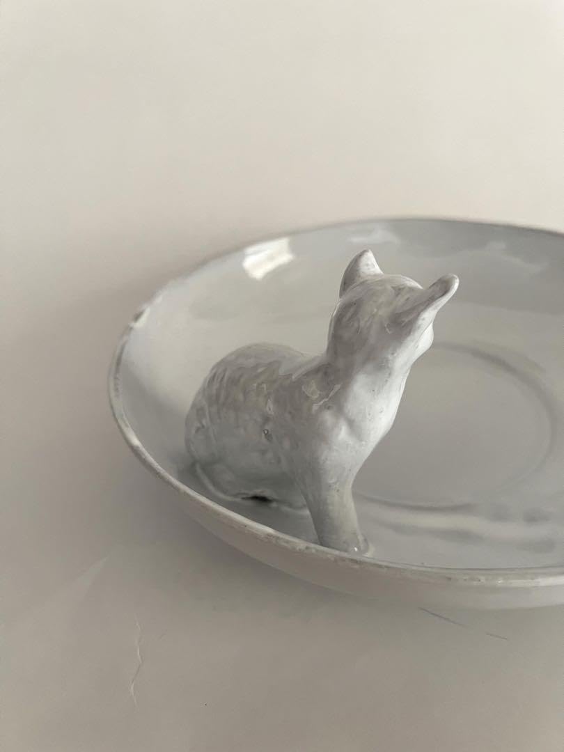ASTIER de VILLATTE Chat Cat Face Dish